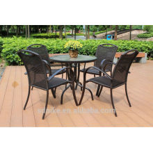 Cheapest dining room set rattan material dining table set